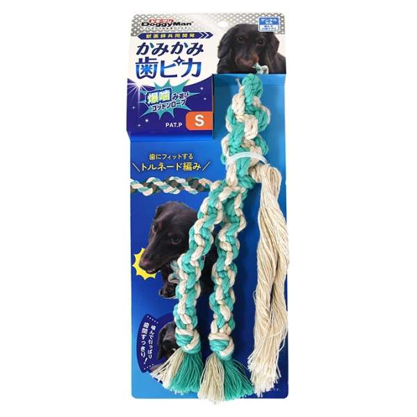犬用潔牙棉繩玩具-S